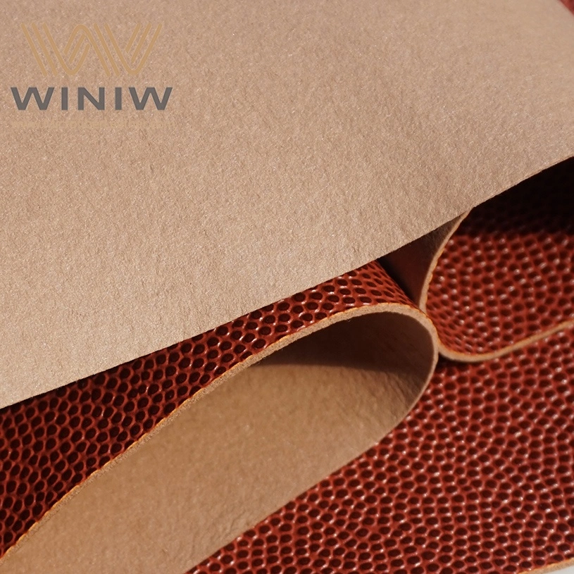 Synthetic Leather Materials Supplier Custom Wholesale Microfiber Basketball PU Leather