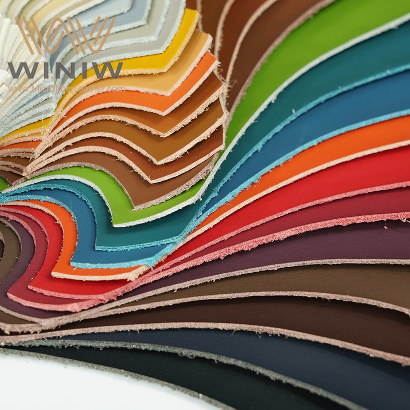 Fabric Manufacturer in China Automotive Vehicle Interior Materials PU Microfiber Leather