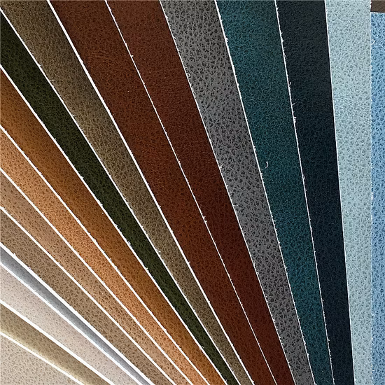 Cuir artificiel de support non tissé enduit d'unité centrale de microfibre pour des meubles de sofa
