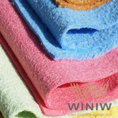 Serviette de couleur cuir de lavage de voiture de haute qualité, Chamois Non tissé PU, serviette en cuir microfibre Super absorbante magique synthétique