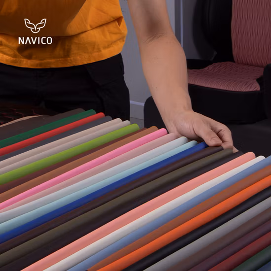 Cuir microfibre automobile souple 1,2 mm